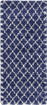Carpet "Temara Shag" Runner Navy Blue