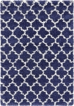 Carpet "Temara Shag" Rectangular Navy Blue