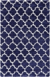 Carpet "Temara Shag" Rectangular Navy Blue