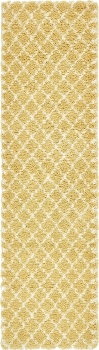 Carpet "Temara Shag" Runner Yellow