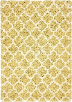 Carpet "Temara Shag" Rectangular Yellow