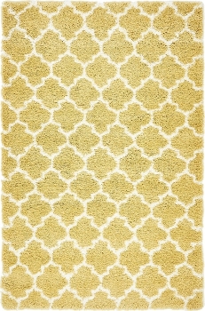 Carpet "Temara Shag" Rectangular Yellow