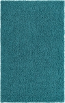 Carpet "Shaggy Shag " Rectangular Aqua Blue