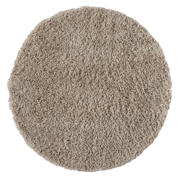 Teppich "My Shaggy" rund beige