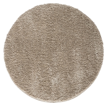 Teppich "My Shaggy" rund beige