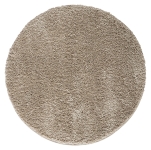 Teppich "My Shaggy" rund beige