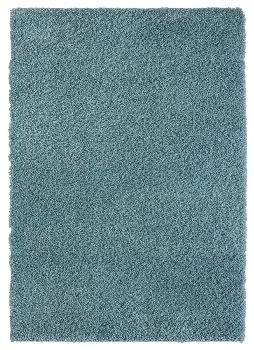 Teppich "My Shaggy" rechteckig hellblau