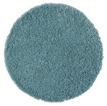 Teppich "My Shaggy" rund hellblau