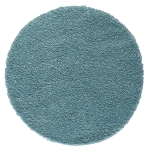 Teppich "My Shaggy" rund hellblau