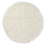 Teppich "My Shaggy" rund creme