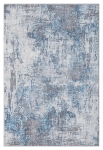 Teppich "Avery" rechteckig blau/grau