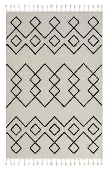 Teppich "Moroccan Dream" rechteckig weiß