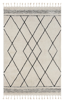 Teppich "Moroccan Desert Light" rechteckig weiß