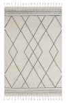 Teppich "Moroccan Desert Dark" rechteckig weiß