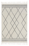 Teppich "Moroccan Desert Dark" rechteckig weiß