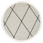 Teppich "Moroccan Charm" rund weiß