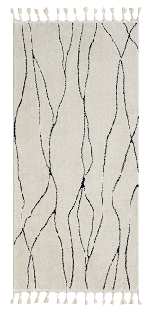 Teppich "Moroccan Serenity" rechteckig weiß