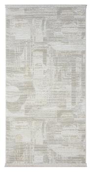 Teppich "My Circles" rechteckig Creme