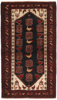 Handgeknüpfter persischer Belutsch Teppich
