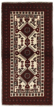 Handgeknüpfter persischer Belutsch Teppich