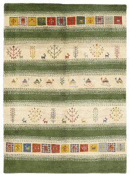 Handgeknüpfter persischer Gabbeh Teppich