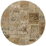 Persischer Vintage Patchwork Teppich handgeknüpft