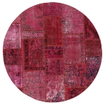 Persischer Vintage Patchwork Teppich handgeknüpft