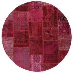 Persischer Vintage Patchwork Teppich handgeknüpft