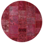 Persischer Vintage Patchwork Teppich handgeknüpft