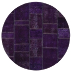 Persischer Vintage Patchwork Teppich handgeknüpft