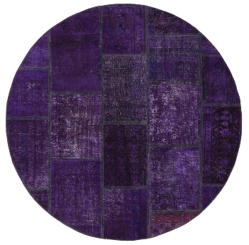 Persischer Vintage Patchwork Teppich handgeknüpft