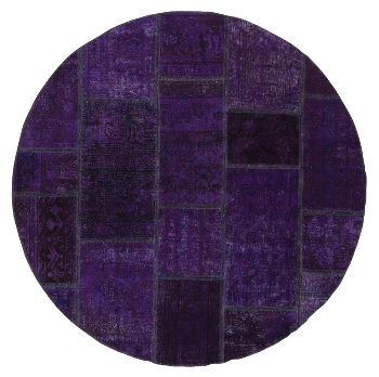 Persischer Vintage Patchwork Teppich handgeknüpft