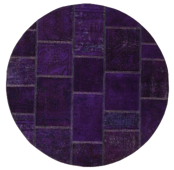 Persischer Vintage Patchwork Teppich handgeknüpft