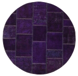 Persischer Vintage Patchwork Teppich handgeknüpft
