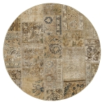 Persischer Vintage Patchwork Teppich handgeknüpft