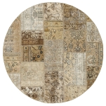 Persischer Vintage Patchwork Teppich handgeknüpft