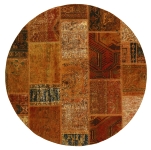 Persischer Vintage Patchwork Teppich handgeknüpft
