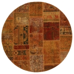 Persischer Vintage Patchwork Teppich handgeknüpft