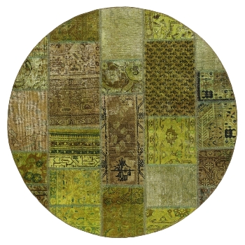 Persischer Vintage Patchwork Teppich handgeknüpft