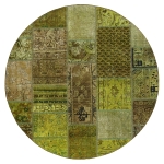 Persischer Vintage Patchwork Teppich handgeknüpft