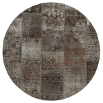 Persischer Vintage Patchwork Teppich handgeknüpft