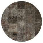 Persischer Vintage Patchwork Teppich handgeknüpft