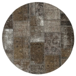 Persischer Vintage Patchwork Teppich handgeknüpft