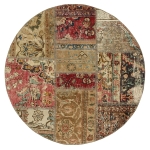 Persischer Vintage Patchwork Teppich handgeknüpft