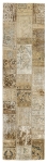 Persischer Vintage Patchwork Teppich handgeknüpft