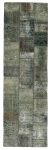 Persischer Vintage Patchwork Teppich handgeknüpft