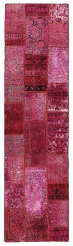 Persischer Vintage Patchwork Teppich handgeknüpft