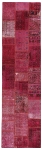 Persischer Vintage Patchwork Teppich handgeknüpft