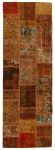 Persischer Vintage Patchwork Teppich handgeknüpft