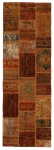 Persischer Vintage Patchwork Teppich handgeknüpft